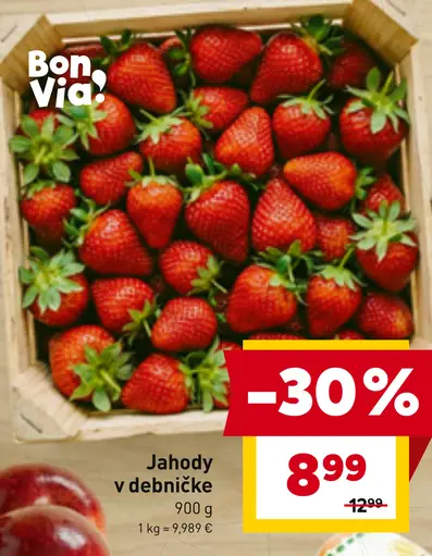 Bon Via jahody v debničke