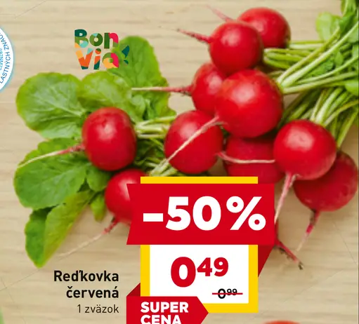 Reďkovka červená zväzok