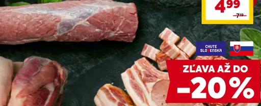 Bravčové plece bez kosti chladené