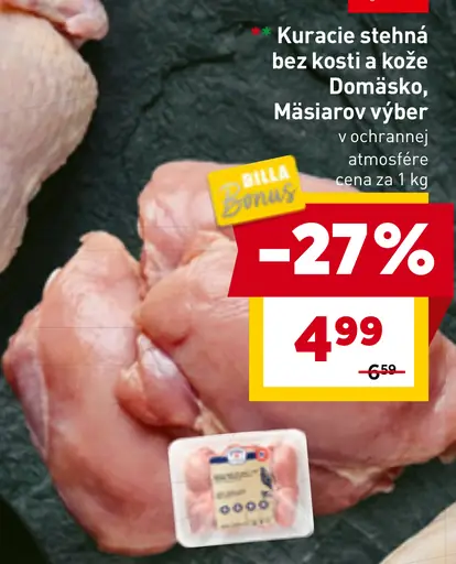 Kuracie stehná bez kosti a kože Domaško, Mäsiarov výber