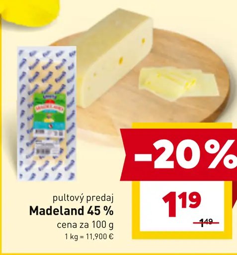 Madeland 45 % syr