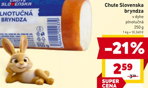 Chute Slovenska bryndza plnotučná