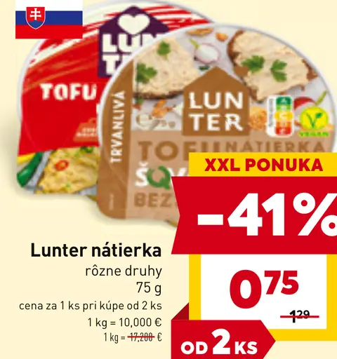 Lunter nátierka