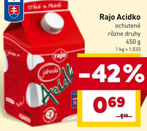 Rajo Acidko ochutené
