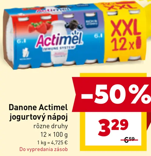 Danone Actimel jogurtový nápoj