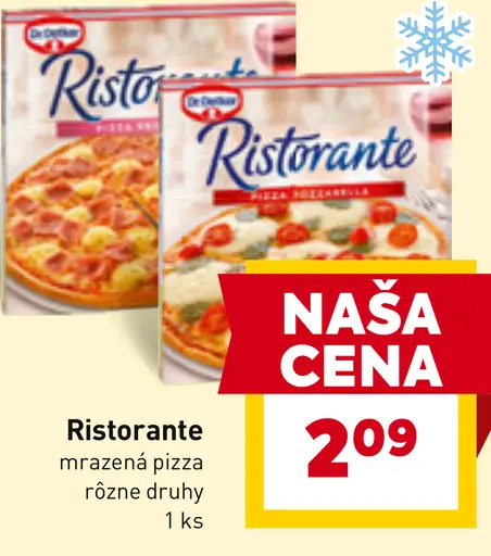 Dr. Oetker Guseppe Pizza rôzne druhy mrazená