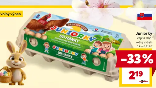 Svojtka od Hanky vajcia z voľného výbehu 10 kusov