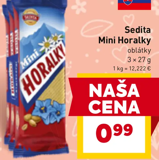 Sedita Mini Horalky oblátky
