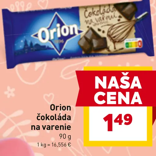 ORION Čokoláda na varenie