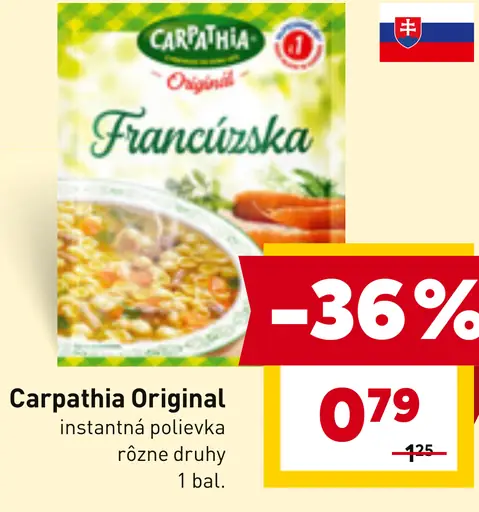 Carpathia Francúzska instantná polievka