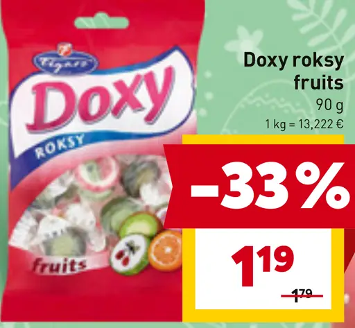 Doxy roksy fruits cukríky