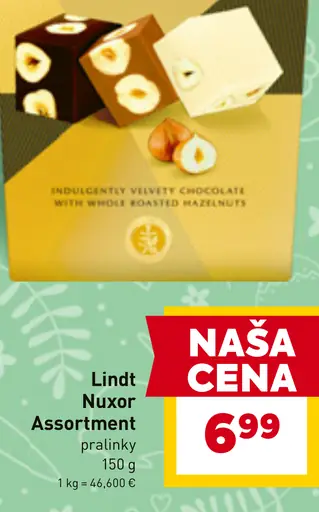 Lindt Nuxor Assortment pralinky