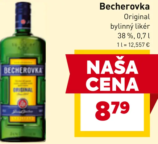 Becherovka Original bylinný likér