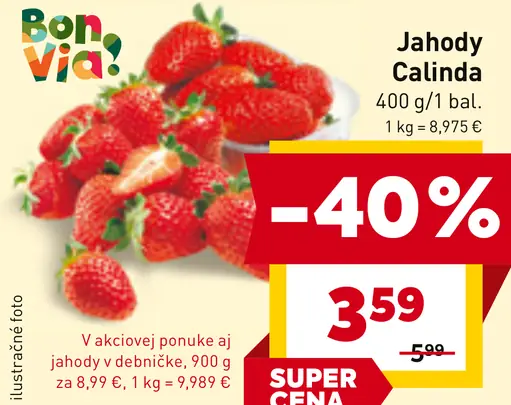 Bon Via Jahody Calinda