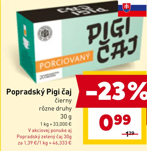 Popradský Pigi čaj čierny