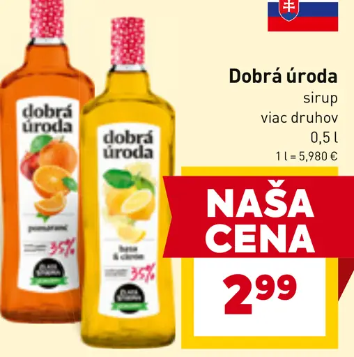 Dobrá úroda sirup