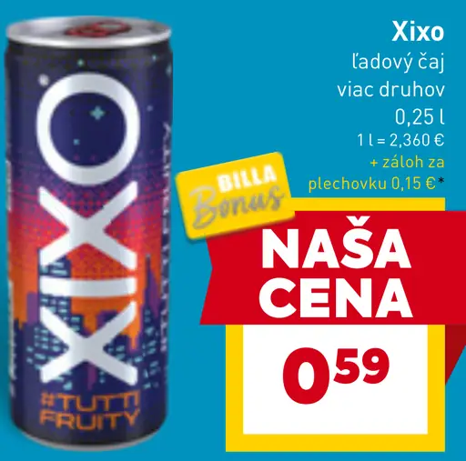 Xixo Ľadový čaj plechovka