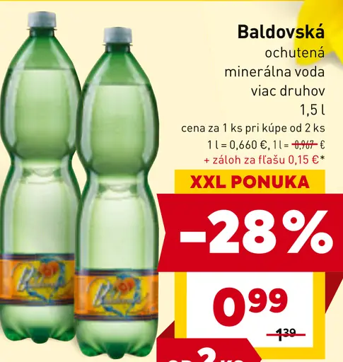 Baldovská ochutená minerálna voda