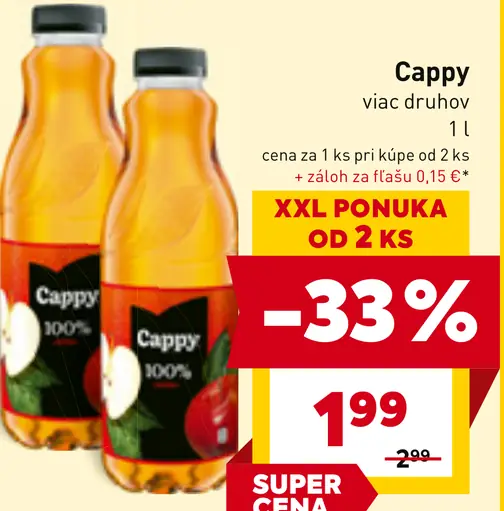 Cappy 100 % džús