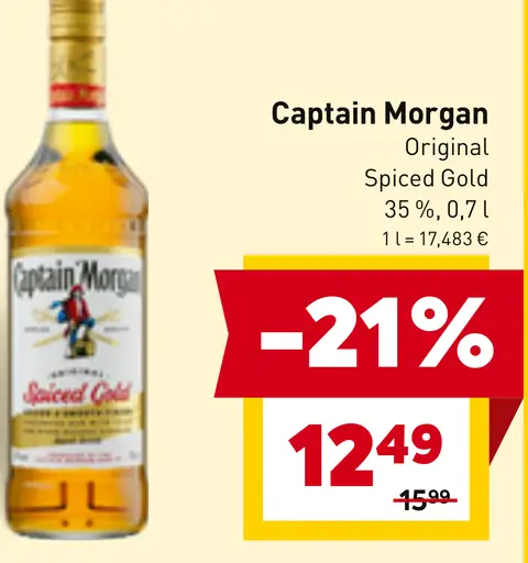 Captain Morgan Original Spiced Gold