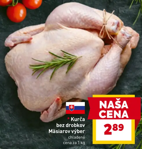 Kurča bez drobkov Mäsia­rov výber chladené