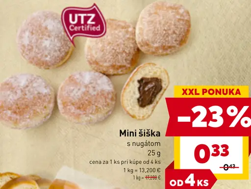 Mini šiška s nugátom