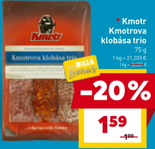 Kmotr Kmotrova klobása trio