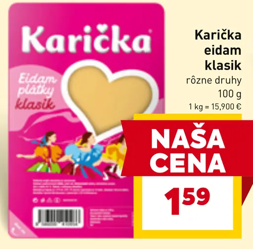 Karička Eidam plátky klasik