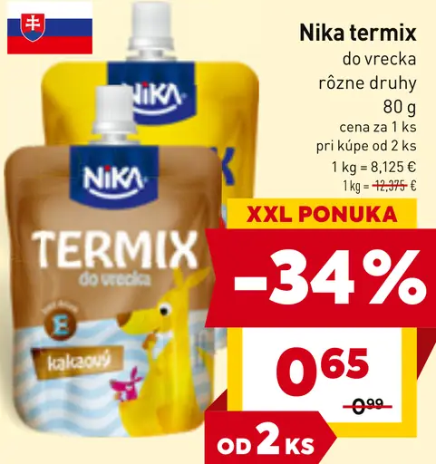 Nika termix do vrecka