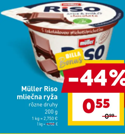 Müller Riso Mliečna ryža