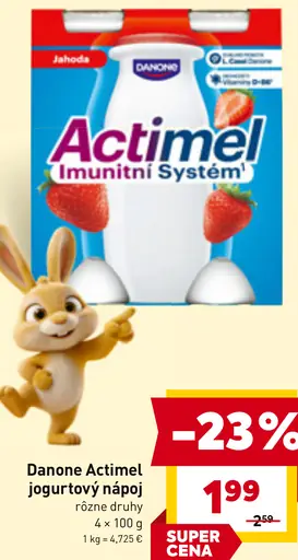 Danone Actimel jogurtový nápoj