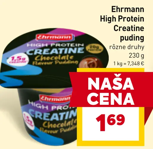 Ehrmann High Protein Creatine puding