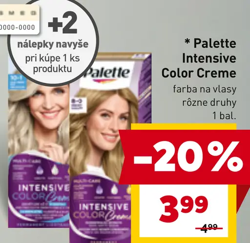 Palette Intensive Color Creme farba na vlasy pralinka 4-5