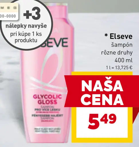 Elseve šampón rôzne druhy