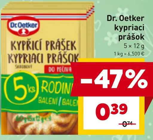 Dr. Oetker kypriaci prášok do pečiva