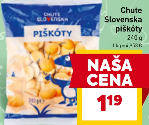 Chute Slovenska piškóty