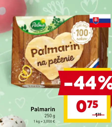 Palmarin na pečenie
