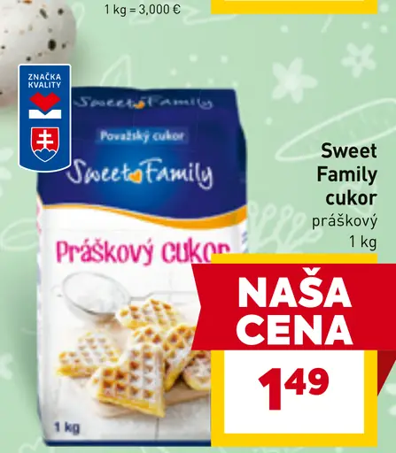 Sweet Family Práškový cukor