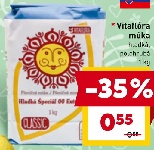 Vitaflóra múka hladká polhrubá