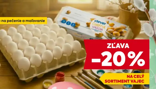 Clever čerstvé vajcia