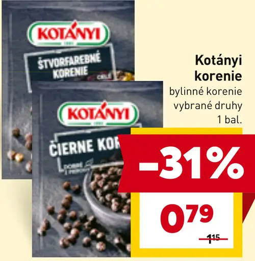 Kotányi bylinkové korenie