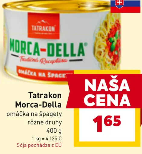 Tatrakon Morca-Della Omáčka na špagety