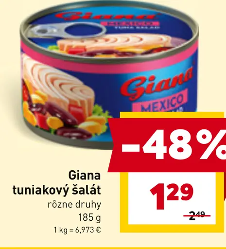 Giana tuniakový šalát