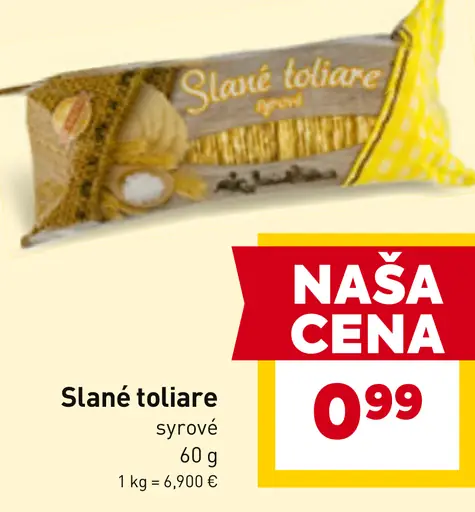 Slané toliare syrové