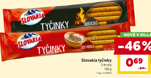 Slovakia tyčinky 2 druhy