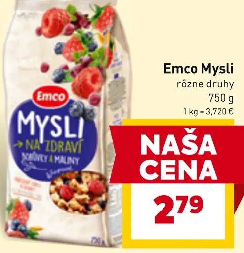 Emco Mysli rôzne druhy