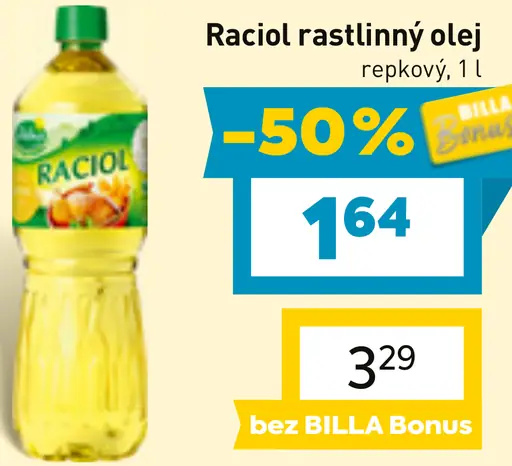 Raciol rastlinný olej