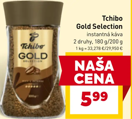 Tchibo Gold Selection instantná káva
