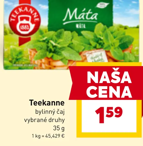 Teekanne bylinný čaj vybrané druhy