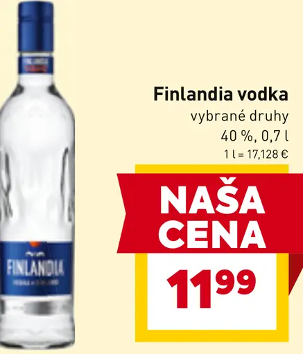 Finlandia Vodka rôzne druhy